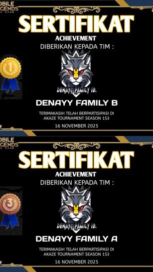 Juara 2 Akaze Tournament
